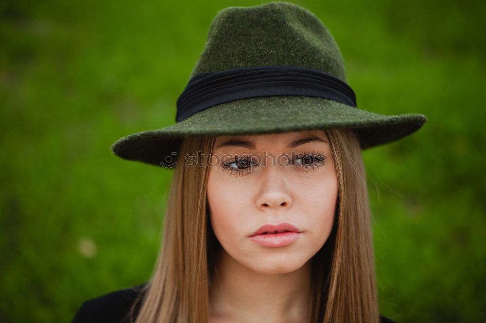 Similar – Image, Stock Photo Pretty brunette woman