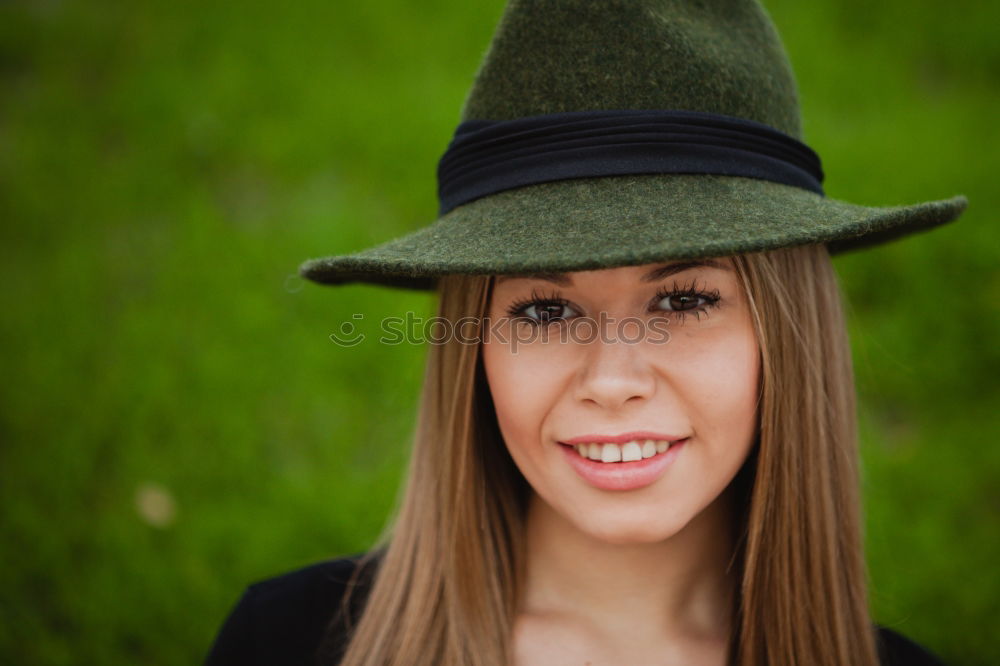 Similar – Image, Stock Photo Pretty brunette woman