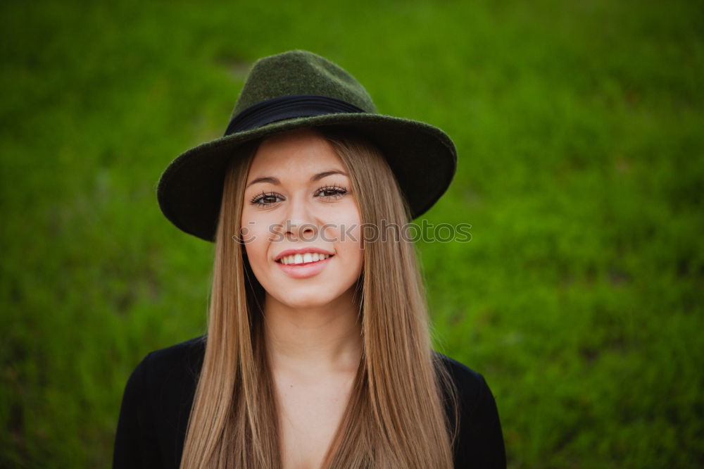 Similar – Image, Stock Photo Pretty brunette woman