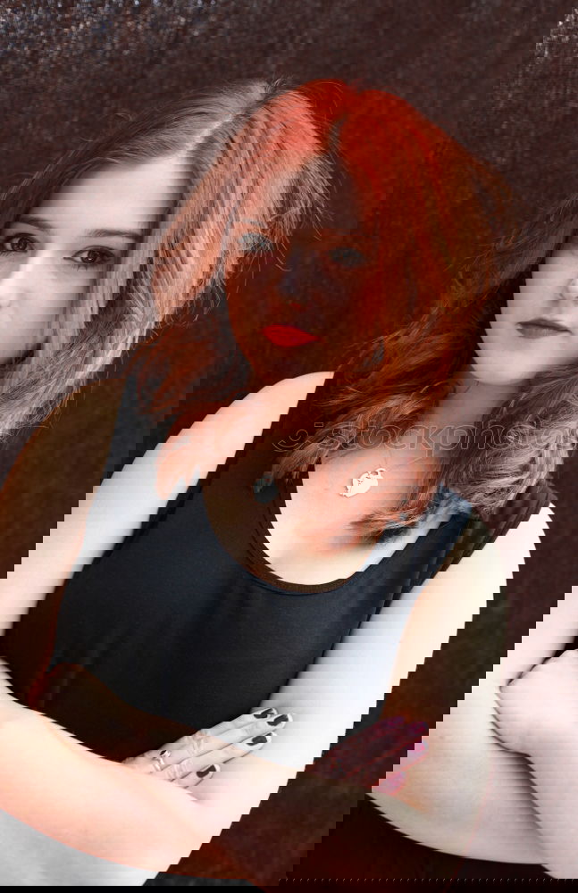 Similar – Image, Stock Photo . Feminine 1 Human being
