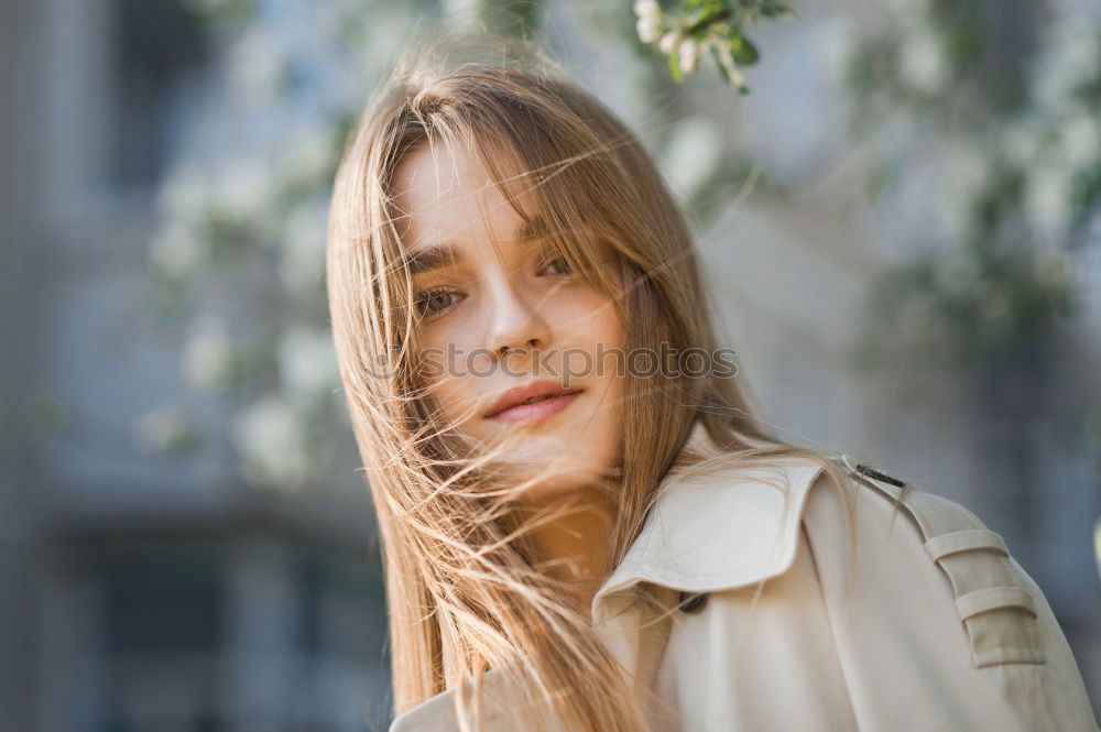 Similar – girl in hat Young woman