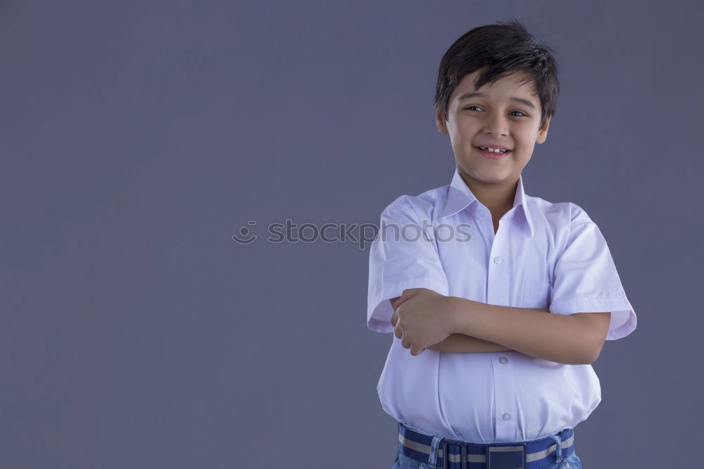 Similar – Close up face portrait little young asian boy