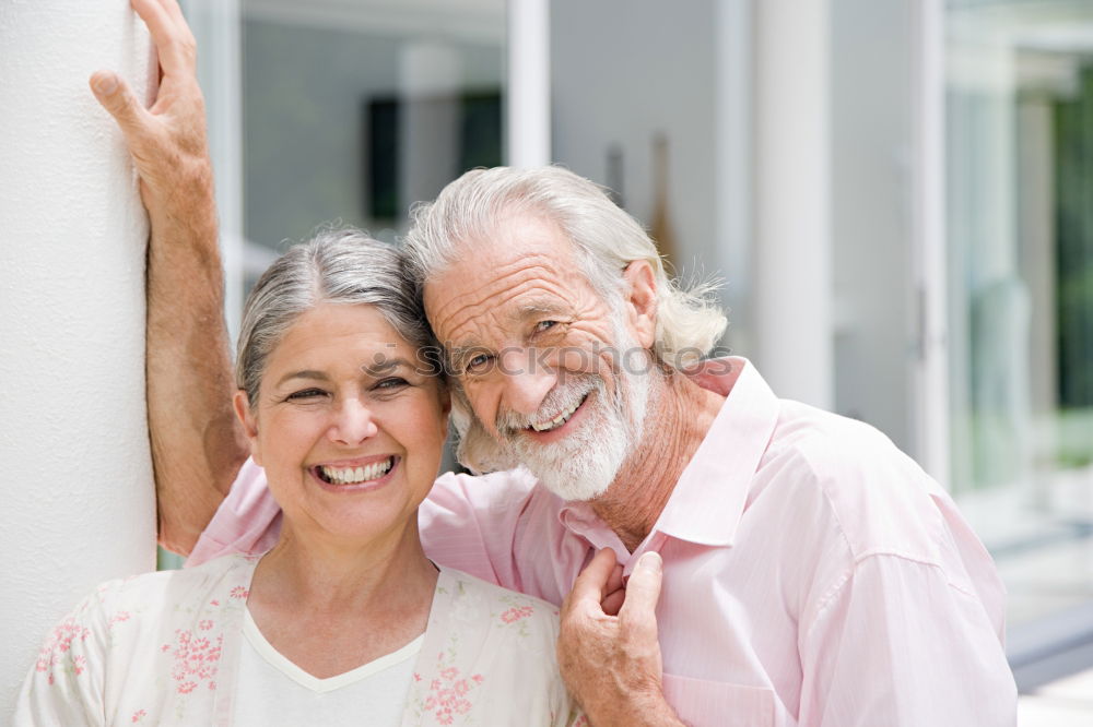 Similar – Portrait of happy father and daughter embracing on the street