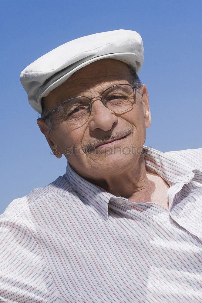 Similar – Smiling Old Man With a Grey Beard