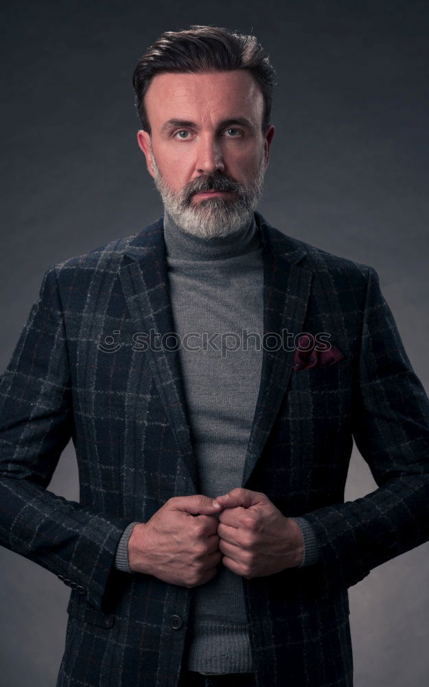 Similar – Image, Stock Photo Young bald guy showing tattoos