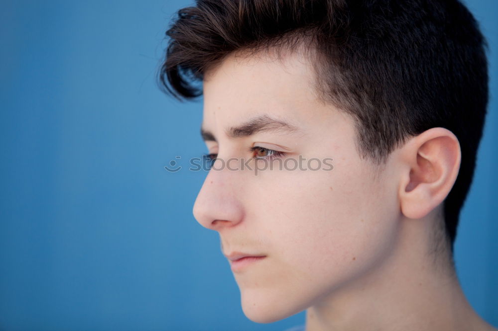 Similar – Image, Stock Photo Portrait of a teenager