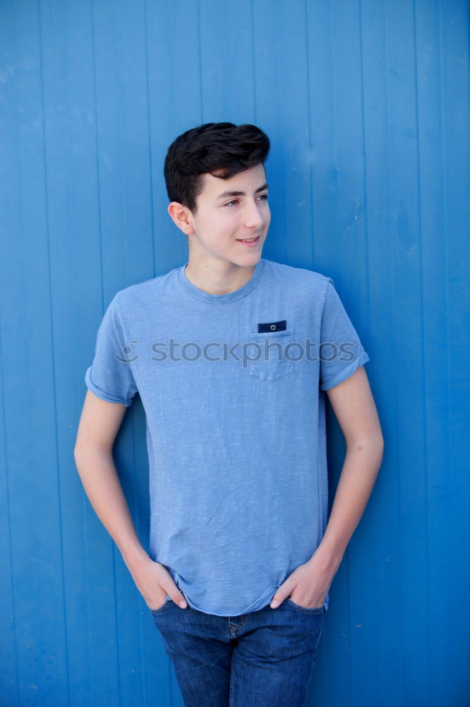 Similar – Image, Stock Photo Portrait of a teenager