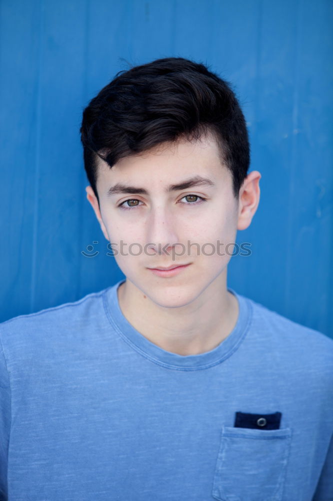 Similar – Image, Stock Photo Portrait of a teenager