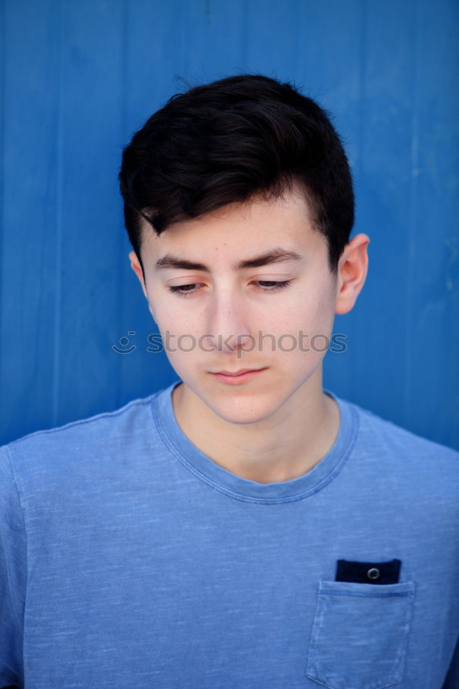 Similar – Image, Stock Photo Portrait of a teenager