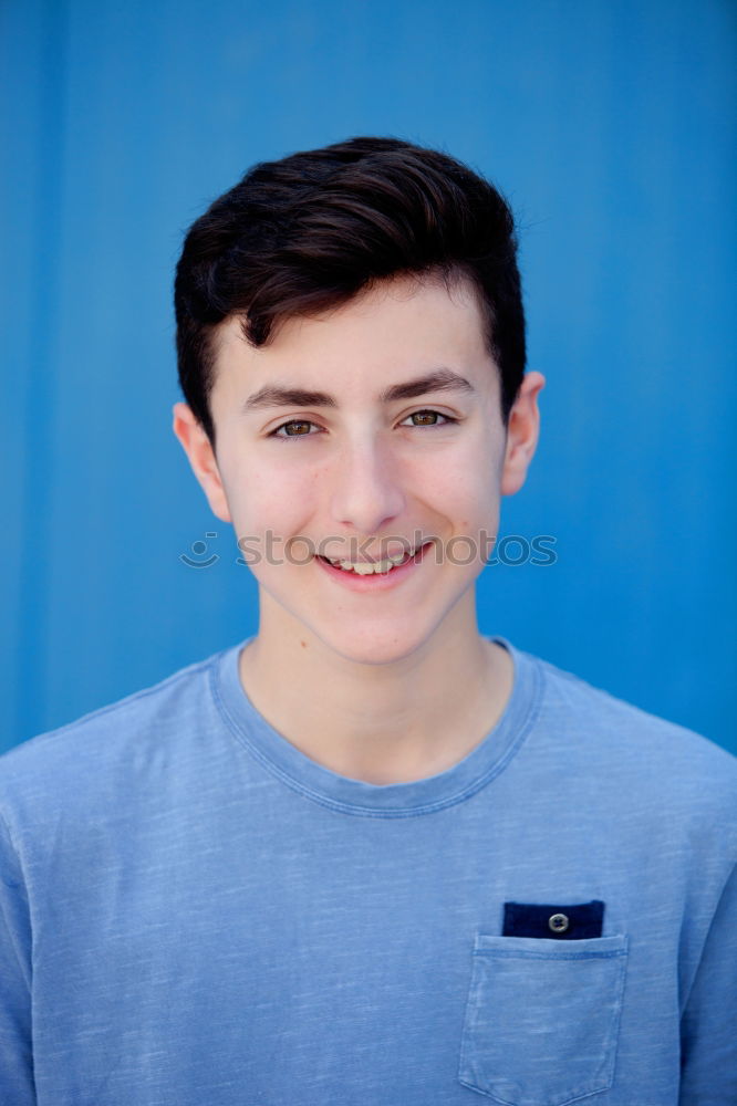 Similar – Image, Stock Photo Portrait of a teenager