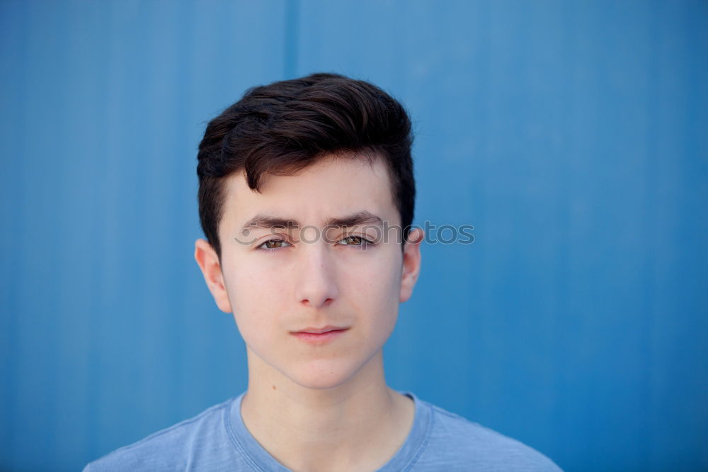 Similar – Image, Stock Photo Portrait of a teenager