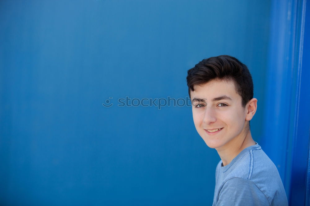 Similar – Image, Stock Photo Portrait of a teenager