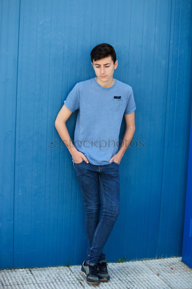 Similar – Image, Stock Photo Portrait of a teenager