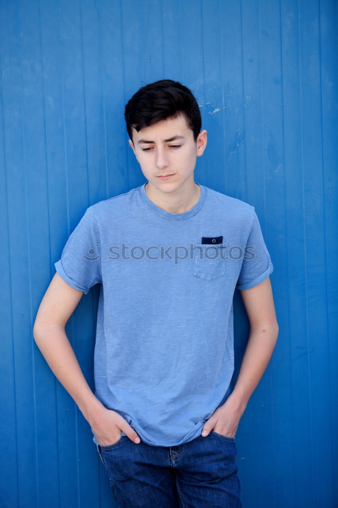 Similar – Image, Stock Photo Portrait of a teenager