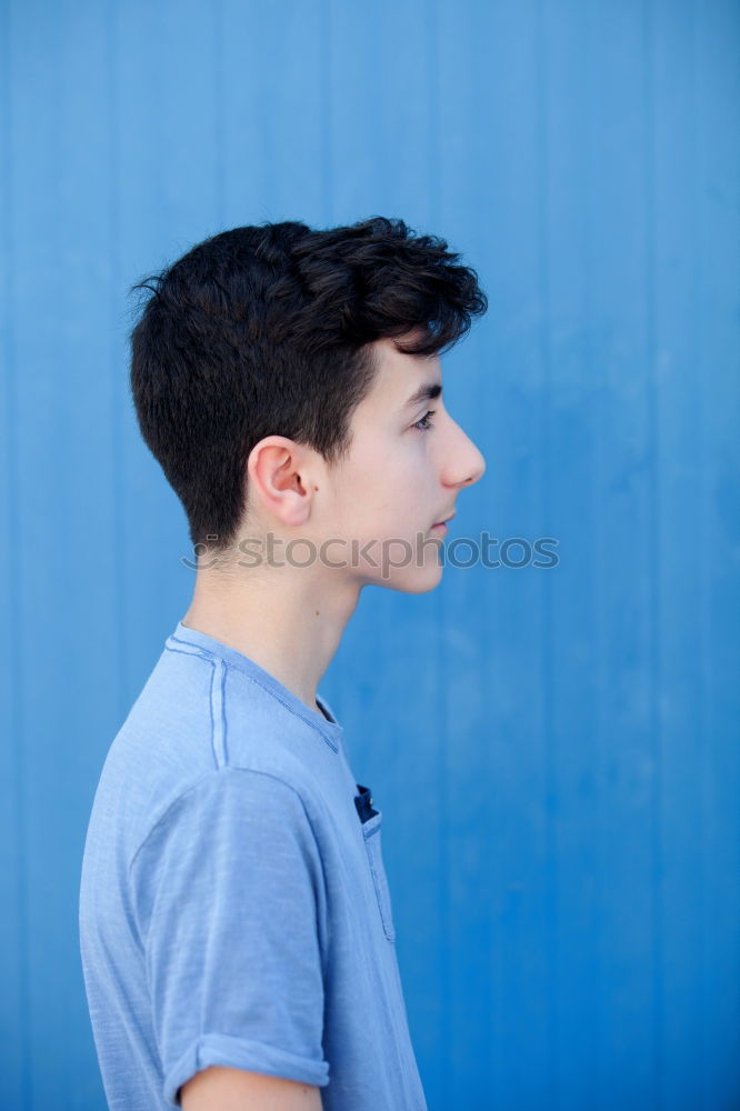 Similar – Image, Stock Photo Portrait of a teenager