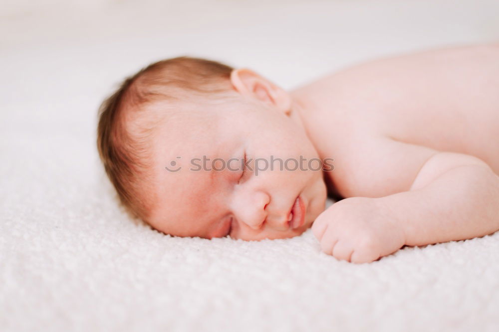 Similar – Image, Stock Photo Portrait of a newborn baby sleeping