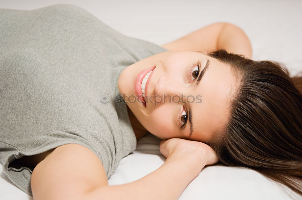 Similar – Image, Stock Photo Striped baby belly