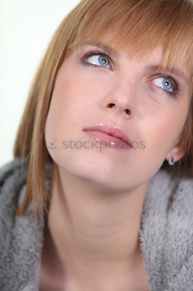 Similar – Image, Stock Photo girl in the wind