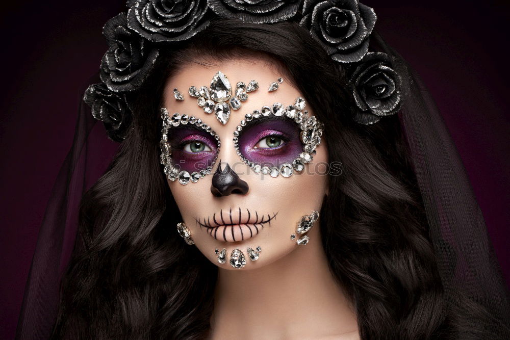 Similar – Image, Stock Photo girl in halloween costume