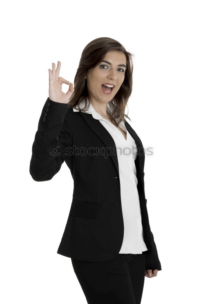 Similar – Image, Stock Photo Strong and young business woman
