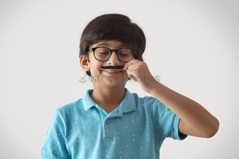 Similar – Happy boy with glasses