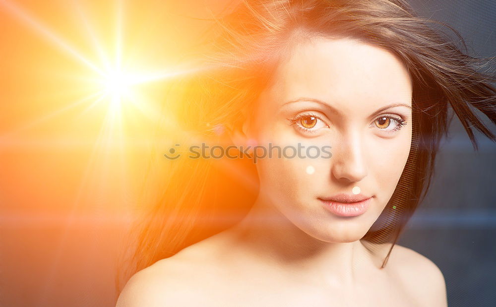 Similar – Image, Stock Photo pretty smile Beautiful