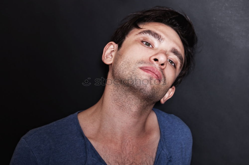 Similar – Image, Stock Photo . Masculine Young man