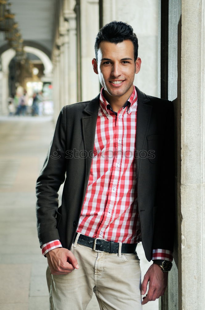 Similar – young businessman near a office building