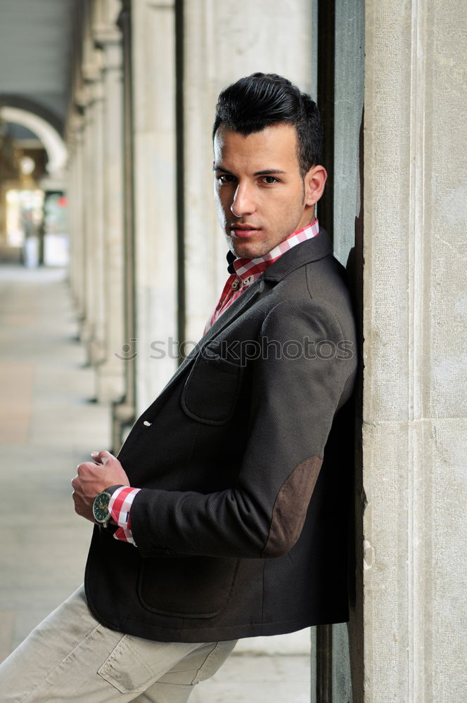 Similar – young businessman near a office building