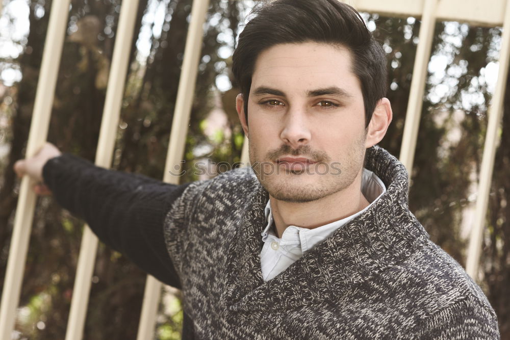 Similar – Image, Stock Photo Young man wearing winter clothes in the street.