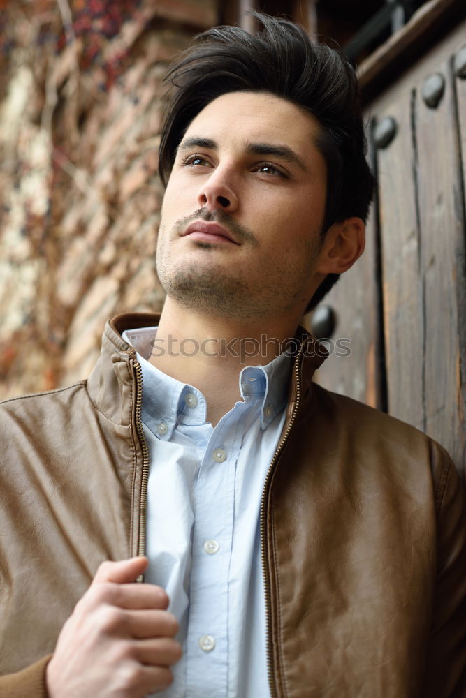 Similar – Attractive man in the street wearing british elegant suit