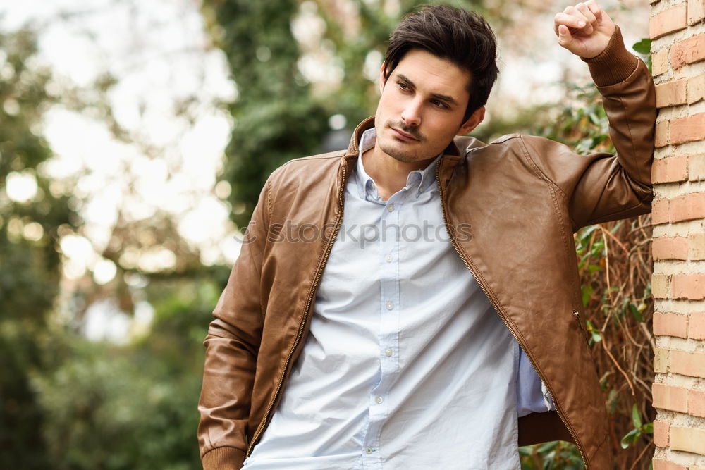 Similar – Attractive man, model of fashion, outdoors.