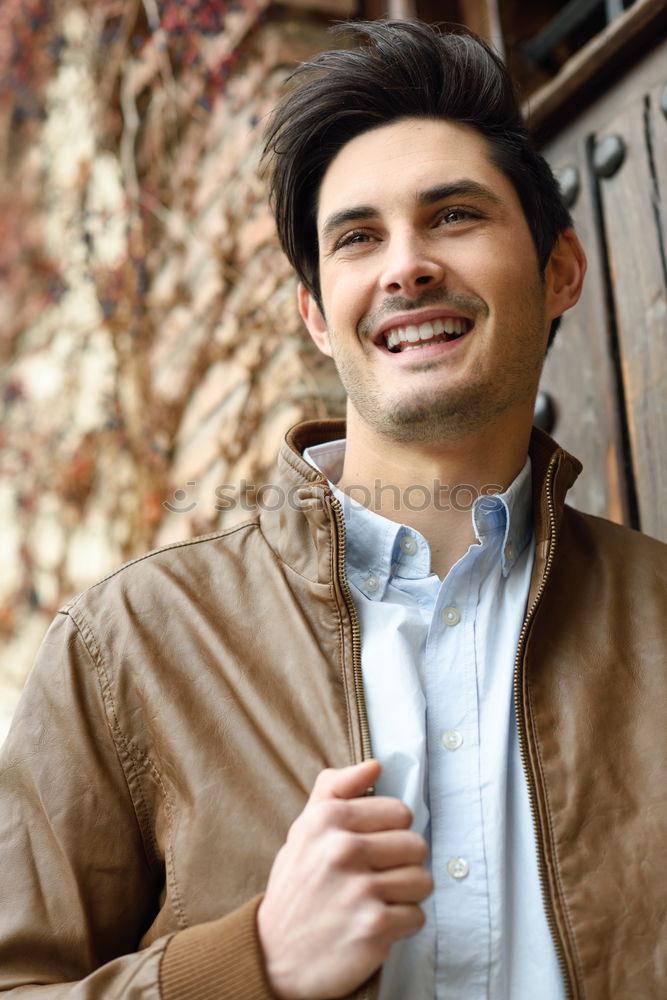 Similar – Image, Stock Photo Young man wearing winter clothes outdoors