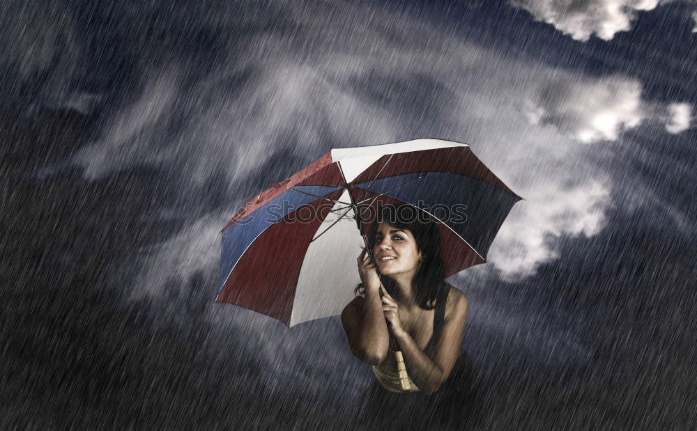 Similar – Image, Stock Photo rainman Umbrella Twilight