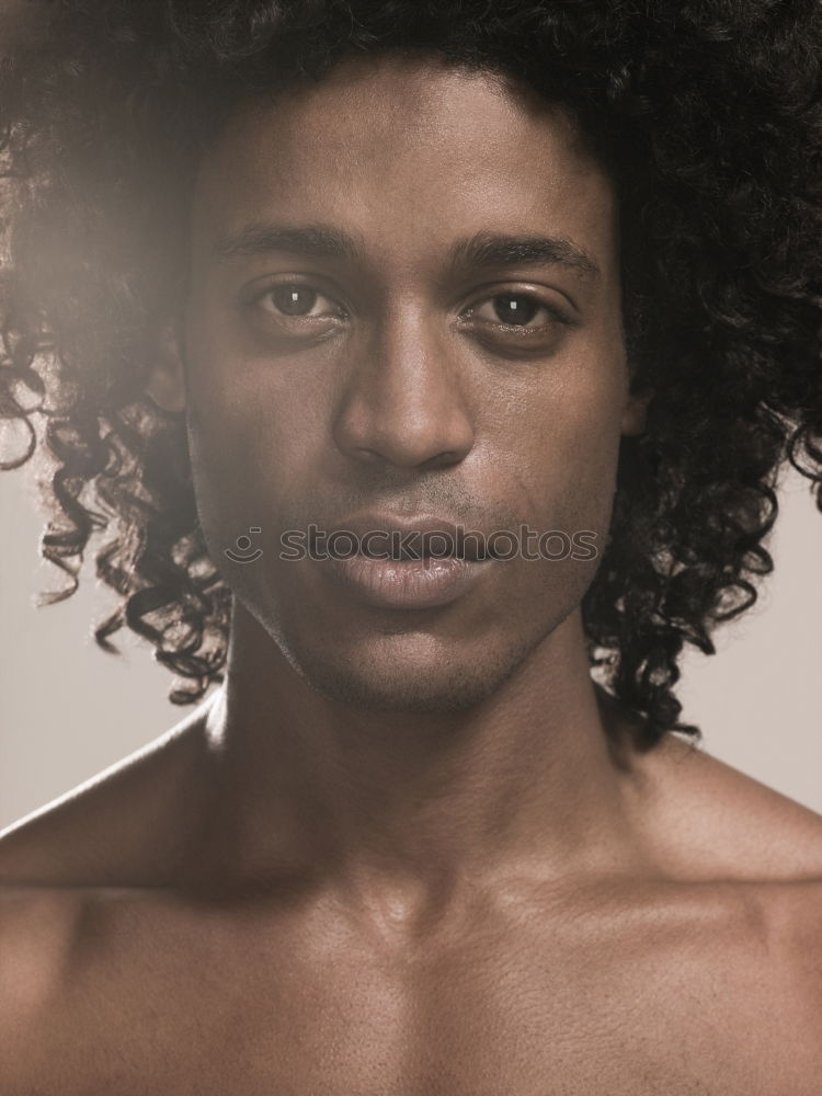 Similar – Confident attractive mulatto man in urban environment