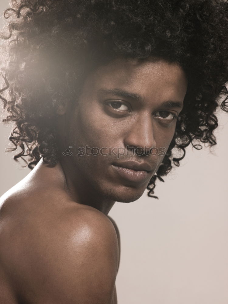 Similar – Confident attractive mulatto man in urban environment