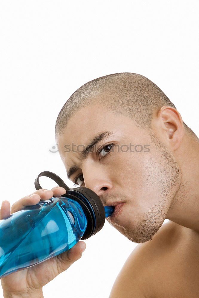 Similar – Image, Stock Photo female runner standing outdoors holding water bottle