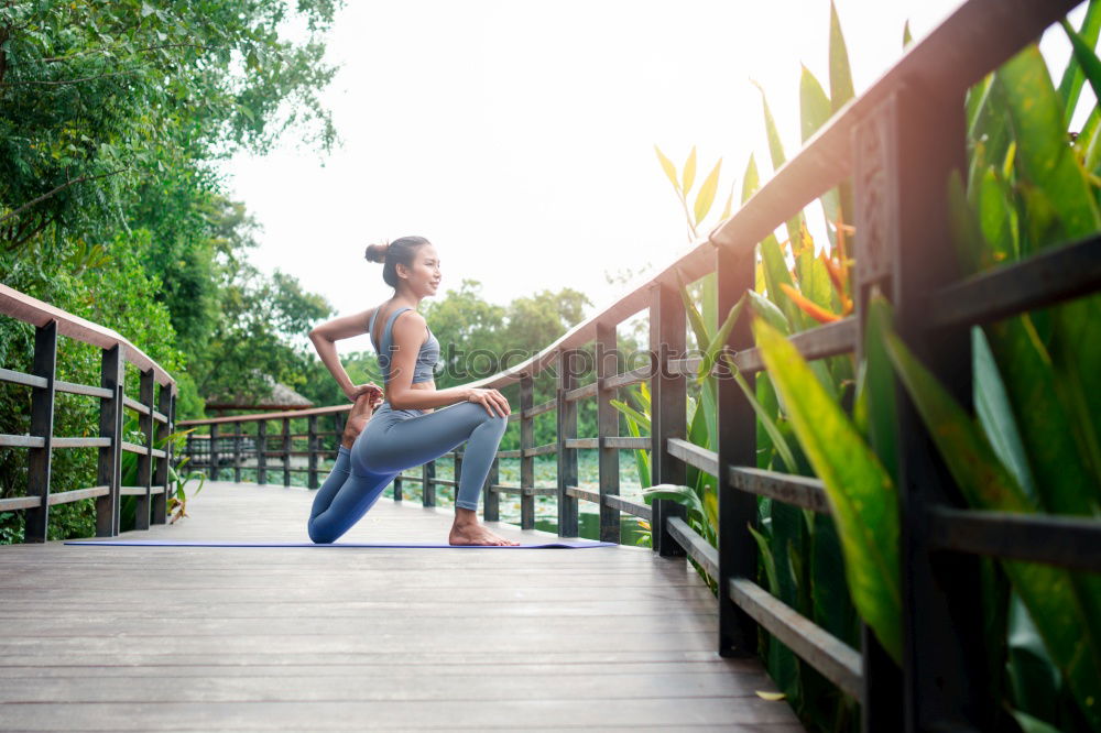 Similar – athletic woman resting