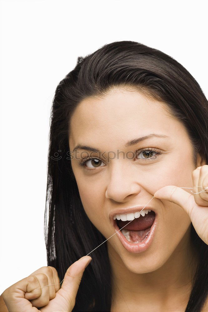 Pretty Woman Tasting Food on Hand Mixer