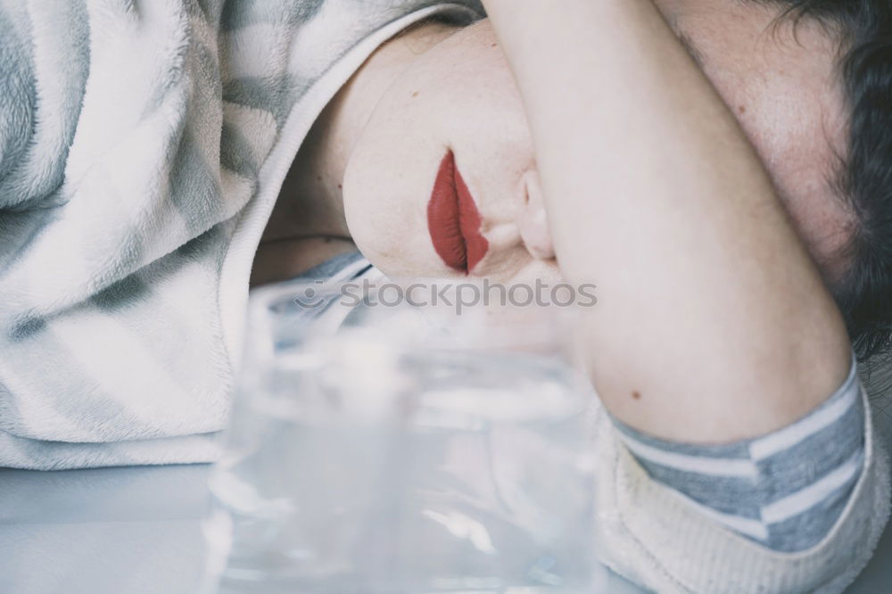 Similar – Image, Stock Photo Young daydreamer woman