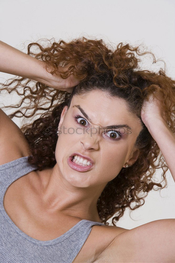 Similar – Image, Stock Photo Fuck off! Fuck off! Woman