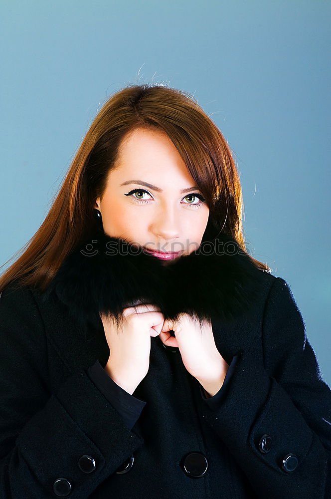 Similar – young woman, model of fashion, in urban background