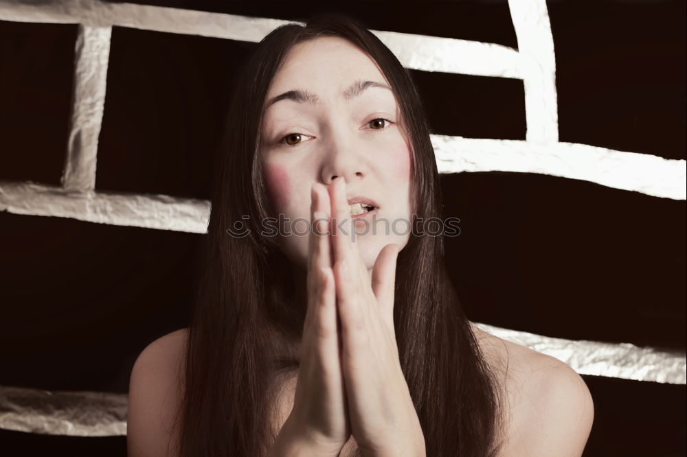 Similar – Image, Stock Photo reverie Woman Face Eyes