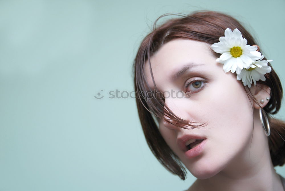 Portrait of a lovely woman with retro clothes