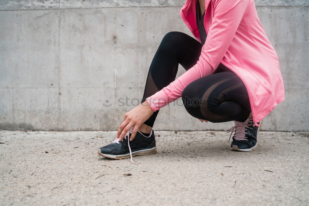 Similar – Image, Stock Photo Happy Arab woman, black curly hairstyle sitting on urban floor.