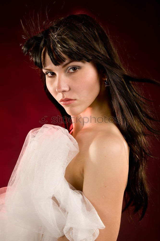 Similar – Image, Stock Photo under the veil Young woman