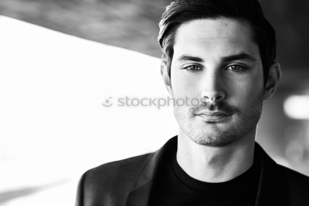 Similar – Image, Stock Photo Young man wearing winter clothes in the street.