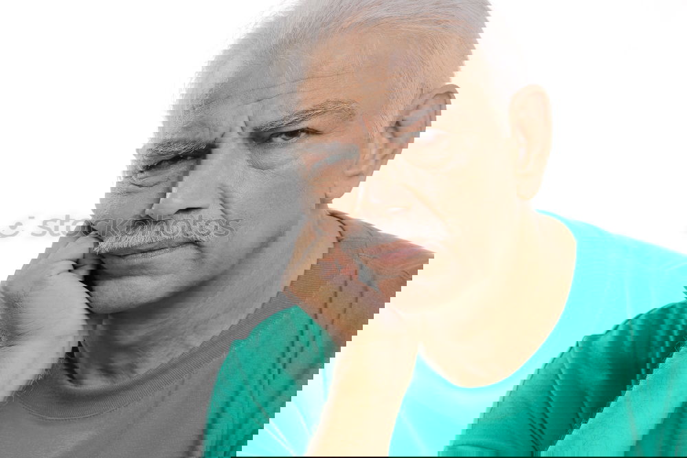 Similar – Image, Stock Photo thoughtful old man with white hair