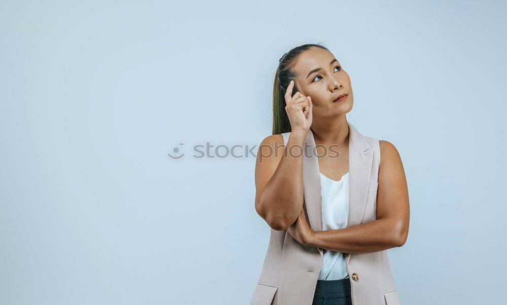 Similar – Image, Stock Photo Pretty woman at opened fridge