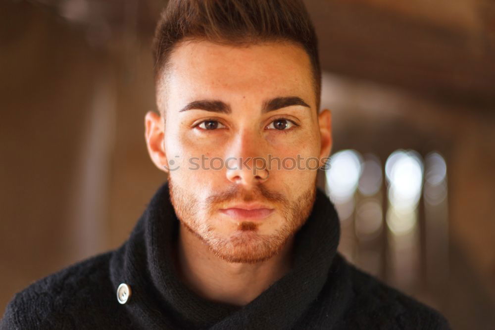 Similar – Image, Stock Photo Portrait of attractive guy